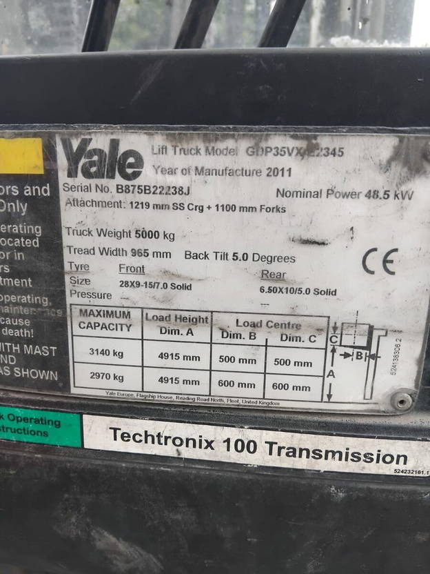 Yale - Forklift: picture 4 Yale - Forklift: picture 4