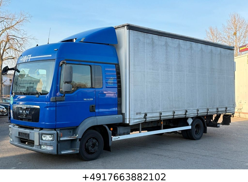 MAN TGL 8.220,NEU MOTOR/LBW/AHK/Schlafkab./6m  - Curtainsider truck: picture 1 MAN TGL 8.220,NEU MOTOR/LBW/AHK/Schlafkab./6m  - Curtainsider truck: picture 1