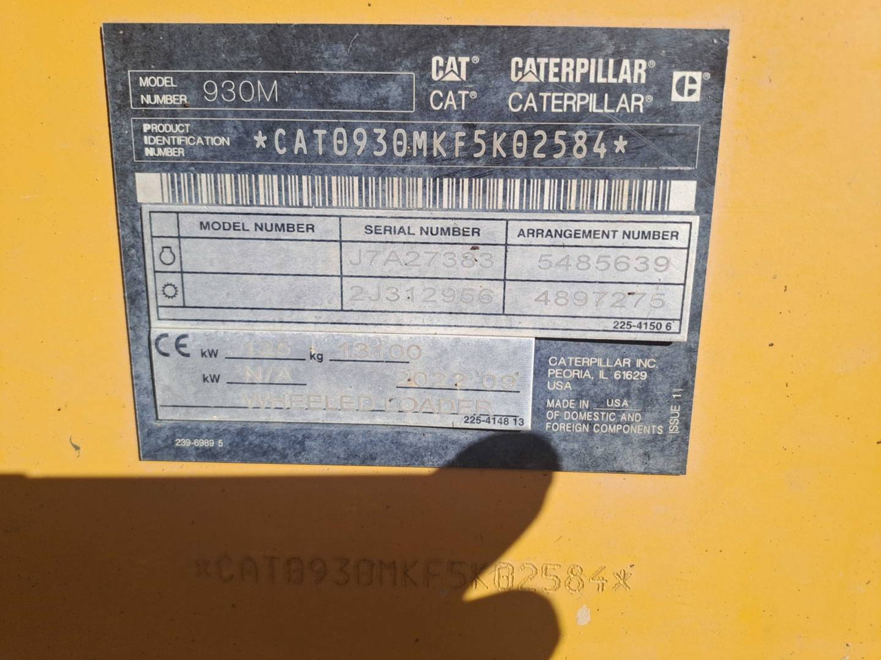 Wheel loader CAT 930M: picture 13