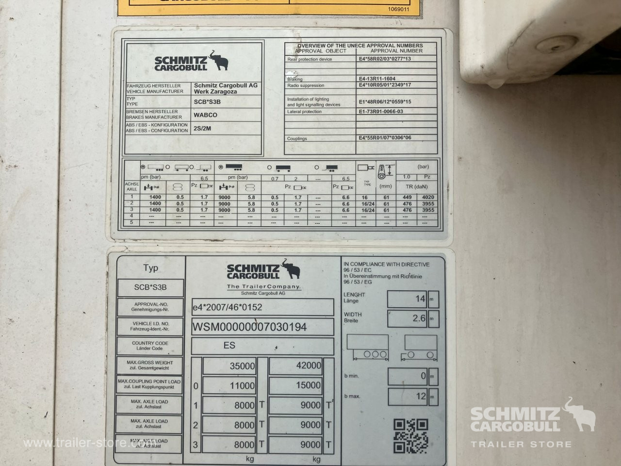 SCHMITZ Semiremolque Frigo Standard - Isothermal semi-trailer: picture 3 SCHMITZ Semiremolque Frigo Standard - Isothermal semi-trailer: picture 3