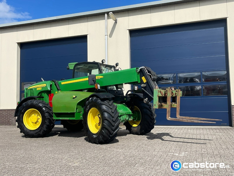 John Deere 3415 Verreiker met vorken en laadschop - Agricultural machinery: picture 1 John Deere 3415 Verreiker met vorken en laadschop - Agricultural machinery: picture 1