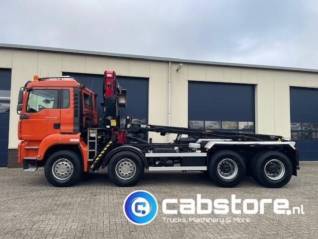 MAN TGA 41.440 8X4 BB Palfinger Epsilon Z-Kraan bouwjaar 2011 + NCH 30 Ton's Kabel-containersyteem - Handgeschakeld - Bouwjaar 2007 - Km 582.782 - Cable system truck, Crane truck: picture 5 MAN TGA 41.440 8X4 BB Palfinger Epsilon Z-Kraan bouwjaar 2011 + NCH 30 Ton's Kabel-containersyteem - Handgeschakeld - Bouwjaar 2007 - Km 582.782 - Cable system truck, Crane truck: picture 5