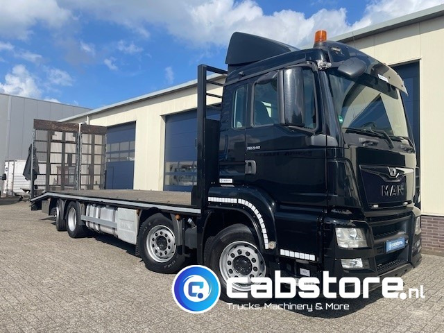 MAN TGS 35.400 8x2-6 BL Euro 6 - 8x2 - Oprijwagen - Machinetransporter - Bouwjaar 2015 - Km 716.197 - Laadvermogen 23.640 Kg !! - Very good condition - Dropside/ Flatbed truck: picture 1 MAN TGS 35.400 8x2-6 BL Euro 6 - 8x2 - Oprijwagen - Machinetransporter - Bouwjaar 2015 - Km 716.197 - Laadvermogen 23.640 Kg !! - Very good condition - Dropside/ Flatbed truck: picture 1