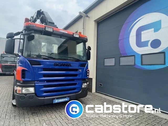 Crane truck Scania P380 LB 8x4*4 HNA Euro 5 - HIAB 211 E-3 Hipro Crane with remote control + Multilift  XR26S61 Hooklift - Year 2009 - Km 336.501 !! - Good condition: picture 9