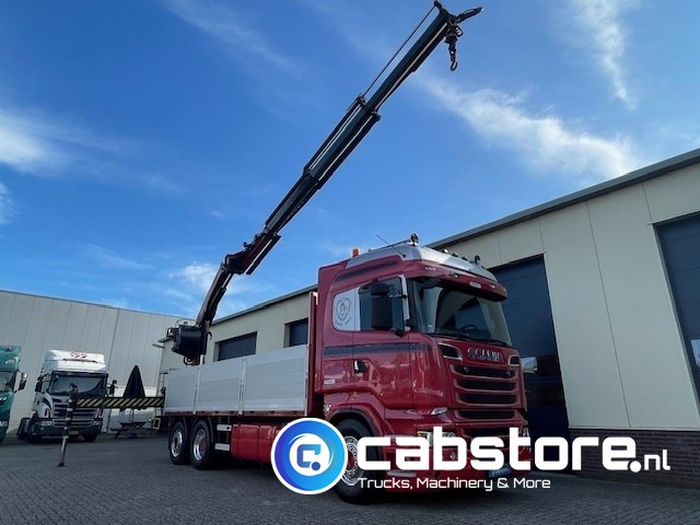 Crane truck Scania R520  LB6X2*4HNB Euro 6 - Bouwjaar 2013 - Highline - Opticruise  - Open box + Palfinger PK 24001-K B Autolaadkraan - Good condition !: picture 19