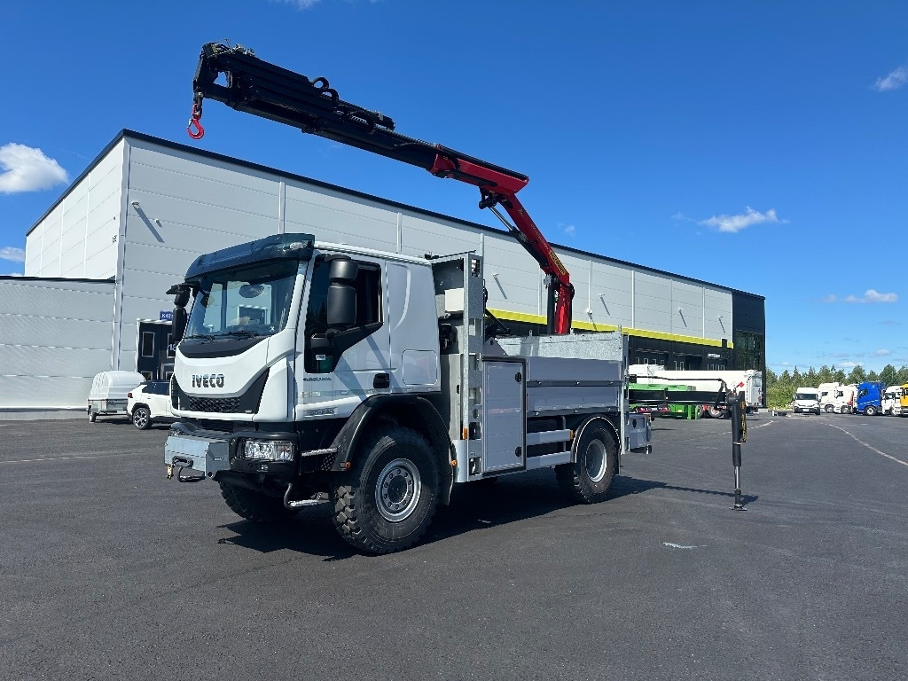 Iveco Eurocargo ML150E28 4x4 sähkölaitos varustein - Crane truck: picture 1 Iveco Eurocargo ML150E28 4x4 sähkölaitos varustein - Crane truck: picture 1