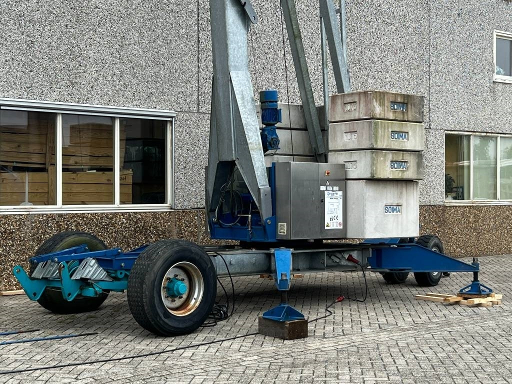 Soima Construction crane SOIMA SGH 19x28 - 28 mete - Trailer mounted boom lift: picture 2 Soima Construction crane SOIMA SGH 19x28 - 28 mete - Trailer mounted boom lift: picture 2