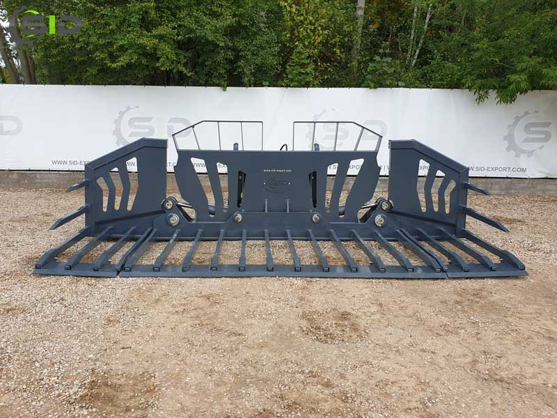 New Forks for Agricultural machinery SID GRÜNGUTGABEL FÜR SILAGE KLAPPBAR / Buck rake hydraulic folding 3,5 M: picture 20