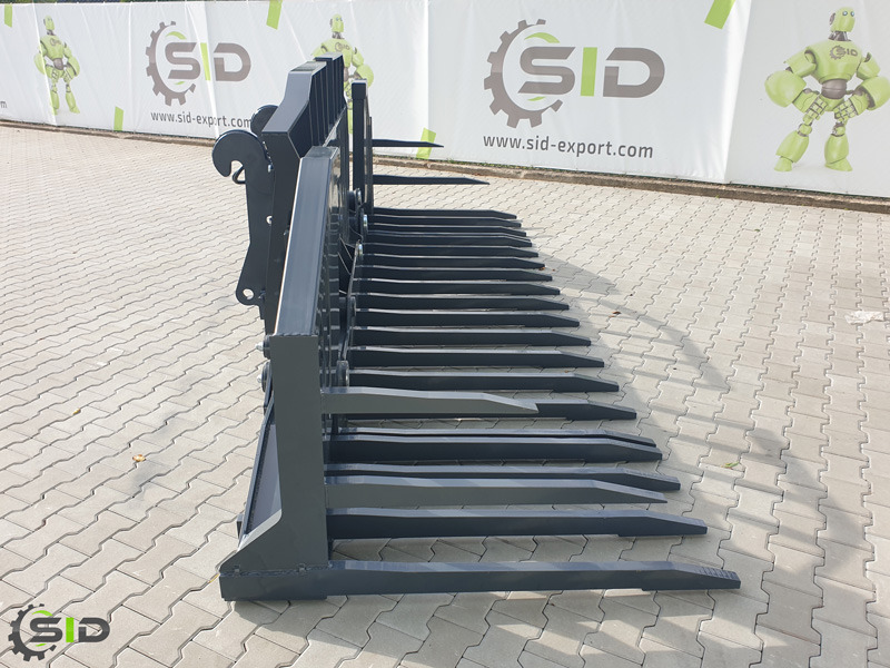 New Forks for Agricultural machinery SID GRÜNGUTGABEL FÜR SILAGE KLAPPBAR / Buck rake hydraulic folding 3,5 M: picture 9