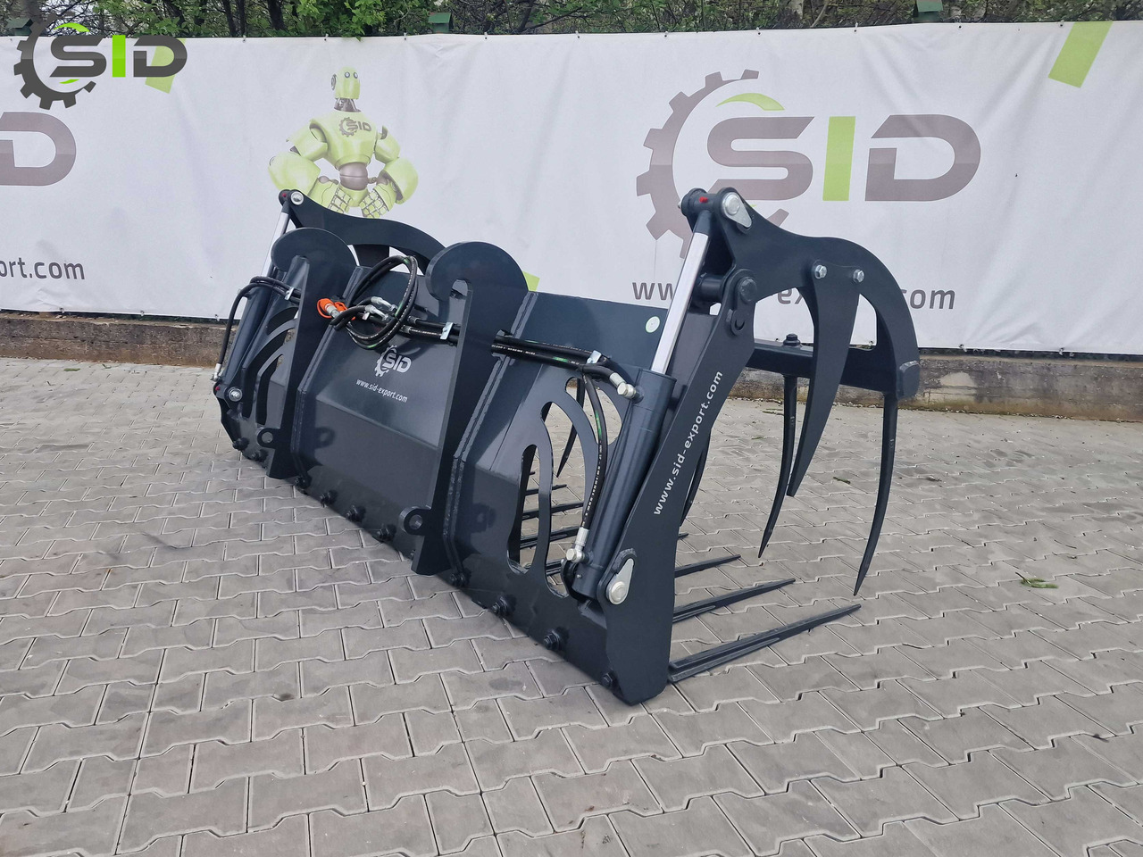 SID Krokodilgebiss Krokodilzange XL / Crocodile manure fork with grapple XL 1,8 m - Forks for Agricultural machinery: picture 3 SID Krokodilgebiss Krokodilzange XL / Crocodile manure fork with grapple XL 1,8 m - Forks for Agricultural machinery: picture 3