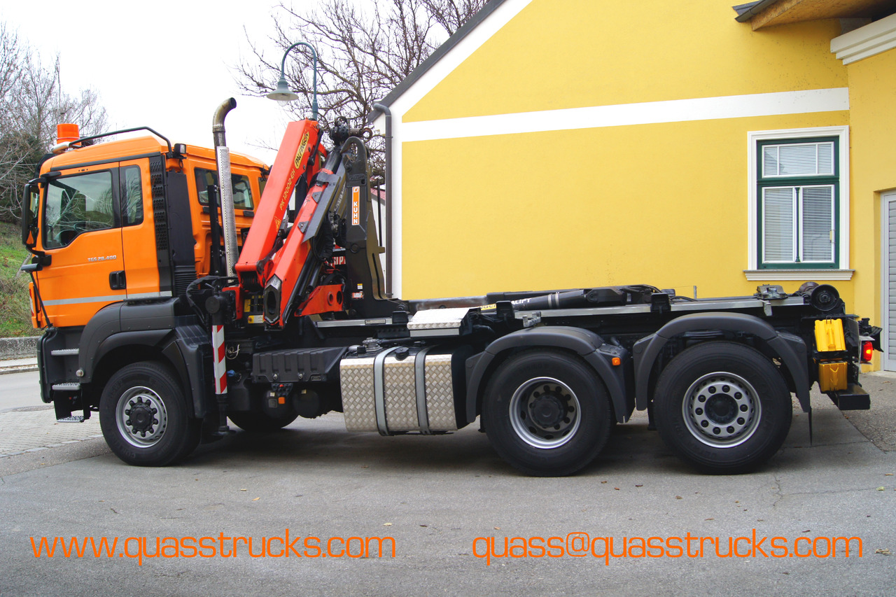 MAN TGS 28.400 BL 6x4-4/PK 12002 D/PALIFT/Winterdienst/Streuer/Pflug - Tipper, Crane truck: picture 2 MAN TGS 28.400 BL 6x4-4/PK 12002 D/PALIFT/Winterdienst/Streuer/Pflug - Tipper, Crane truck: picture 2