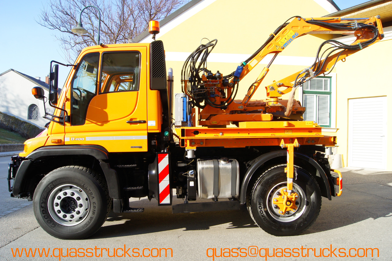 Unimog Unimog U 400/Hydrostat/Mähtür +MULAG MHU 800 - Municipal/ Special vehicle: picture 3 Unimog Unimog U 400/Hydrostat/Mähtür +MULAG MHU 800 - Municipal/ Special vehicle: picture 3