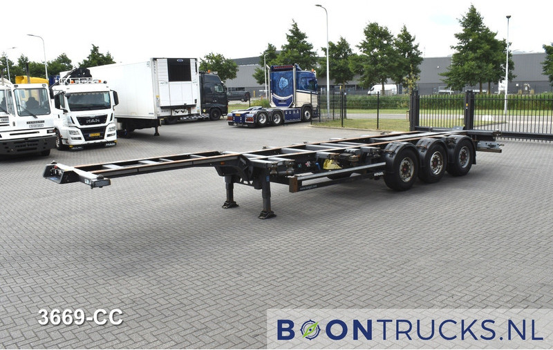 Kögel PORT 40 SIMPLEX 20 2x20-30-40ft HC * LIFT AXLE * SAF / DISC * EXTENDABLE REAR - Container transporter/ Swap body semi-trailer: picture 5 Kögel PORT 40 SIMPLEX 20 2x20-30-40ft HC * LIFT AXLE * SAF / DISC * EXTENDABLE REAR - Container transporter/ Swap body semi-trailer: picture 5