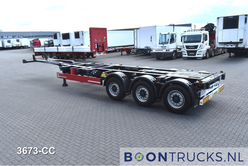 Krone SD BOX LINER | 2x20-40-45ft HC * LIFT AXLE * BPW/DISC * EXTENDABLE REAR * 10x AVAILABLE - Container transporter/ Swap body semi-trailer: picture 3 Krone SD BOX LINER | 2x20-40-45ft HC * LIFT AXLE * BPW/DISC * EXTENDABLE REAR * 10x AVAILABLE - Container transporter/ Swap body semi-trailer: picture 3