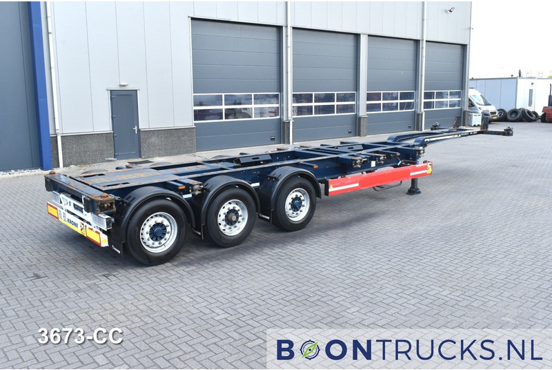 Krone SD BOX LINER | 2x20-40-45ft HC * LIFT AXLE * BPW/DISC * EXTENDABLE REAR * 10x AVAILABLE - Container transporter/ Swap body semi-trailer: picture 1 Krone SD BOX LINER | 2x20-40-45ft HC * LIFT AXLE * BPW/DISC * EXTENDABLE REAR * 10x AVAILABLE - Container transporter/ Swap body semi-trailer: picture 1