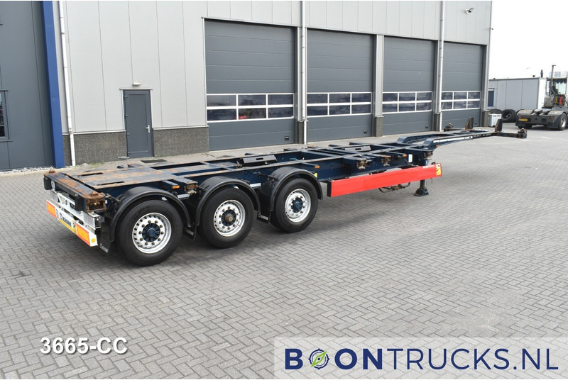 Krone SD BOX LINER | 2x20-40-45ft HC * LIFT AXLE * BPW/DISC * EXTENDABLE REAR * 9x AVAILABLE - Container transporter/ Swap body semi-trailer: picture 1 Krone SD BOX LINER | 2x20-40-45ft HC * LIFT AXLE * BPW/DISC * EXTENDABLE REAR * 9x AVAILABLE - Container transporter/ Swap body semi-trailer: picture 1