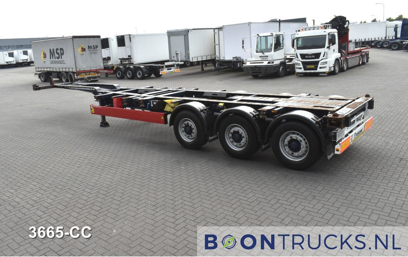 Krone SD BOX LINER | 2x20-40-45ft HC * LIFT AXLE * BPW/DISC * EXTENDABLE REAR * 9x AVAILABLE - Container transporter/ Swap body semi-trailer: picture 3 Krone SD BOX LINER | 2x20-40-45ft HC * LIFT AXLE * BPW/DISC * EXTENDABLE REAR * 9x AVAILABLE - Container transporter/ Swap body semi-trailer: picture 3