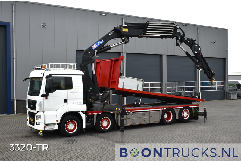 MAN TGS 440 8x2 + HMF 5020-K6 + FJ1000K4 | EURO6 * KABELSYSTEEM 30T * NL TRUCK * TOP! - Crane truck: picture 1 MAN TGS 440 8x2 + HMF 5020-K6 + FJ1000K4 | EURO6 * KABELSYSTEEM 30T * NL TRUCK * TOP! - Crane truck: picture 1