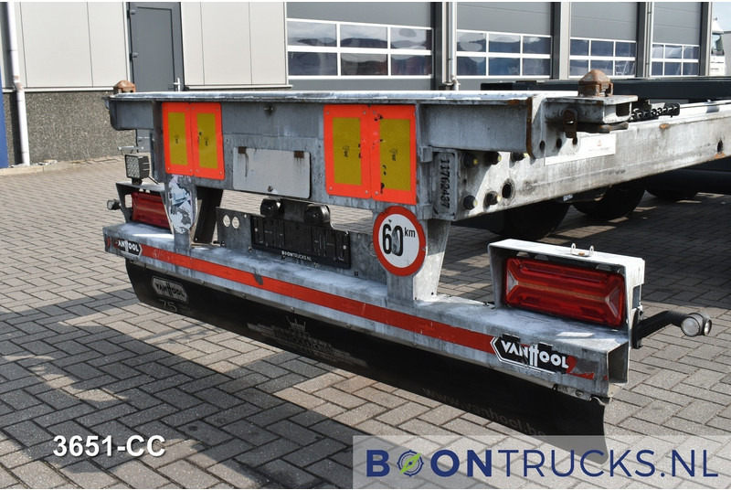 Container transporter/ Swap body semi-trailer Van Hool A3C002 2x20-30-40-45ft HC * LIFT AXLE * SAF / DISC * EXTENDABLE REAR: picture 11