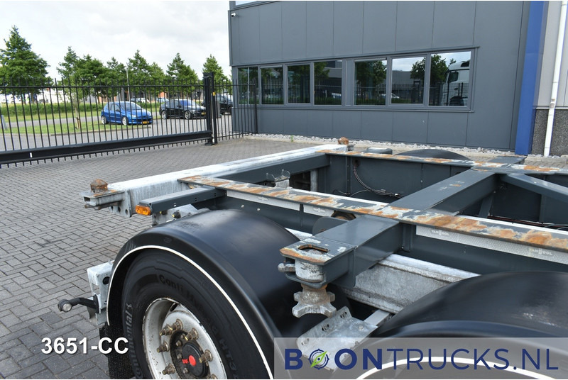 Container transporter/ Swap body semi-trailer Van Hool A3C002 2x20-30-40-45ft HC * LIFT AXLE * SAF / DISC * EXTENDABLE REAR: picture 12