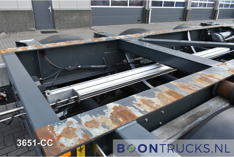 Container transporter/ Swap body semi-trailer Van Hool A3C002 2x20-30-40-45ft HC * LIFT AXLE * SAF / DISC * EXTENDABLE REAR: picture 20