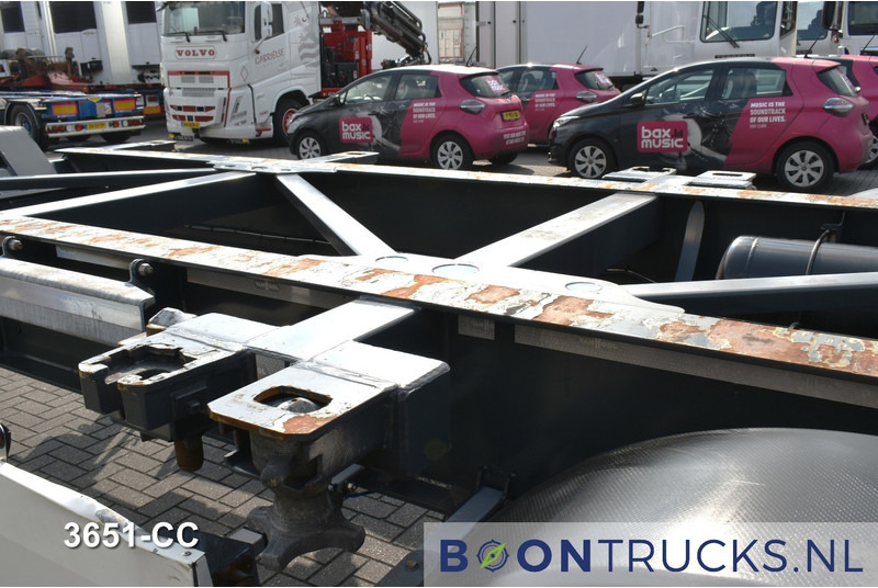 Container transporter/ Swap body semi-trailer Van Hool A3C002 2x20-30-40-45ft HC * LIFT AXLE * SAF / DISC * EXTENDABLE REAR: picture 17