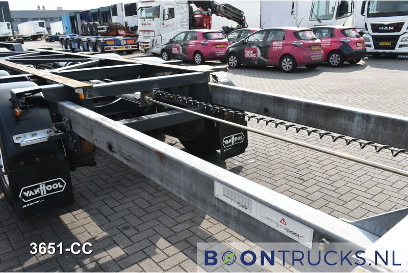 Container transporter/ Swap body semi-trailer Van Hool A3C002 2x20-30-40-45ft HC * LIFT AXLE * SAF / DISC * EXTENDABLE REAR: picture 10
