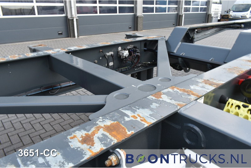 Container transporter/ Swap body semi-trailer Van Hool A3C002 2x20-30-40-45ft HC * LIFT AXLE * SAF / DISC * EXTENDABLE REAR: picture 18