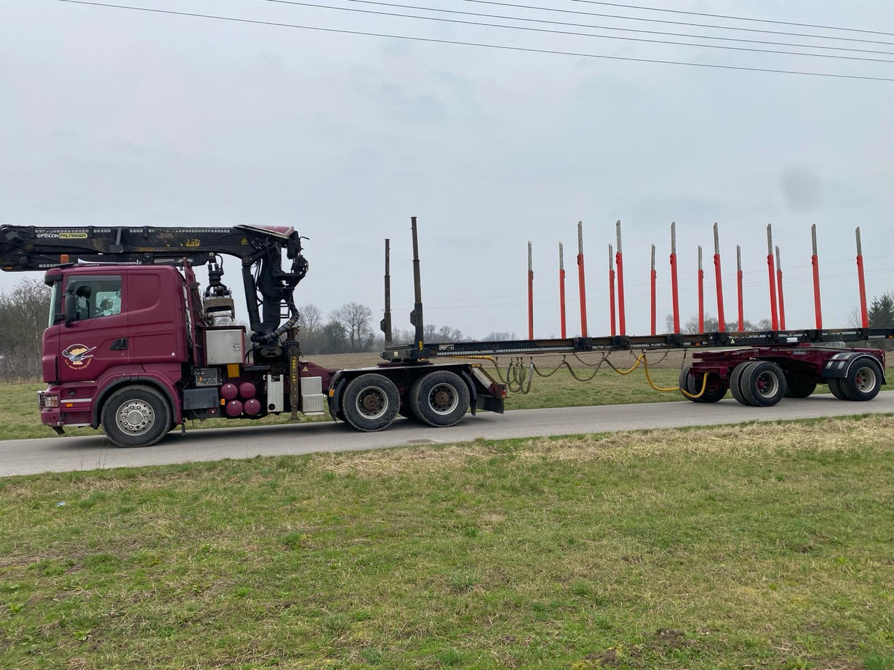 SCANIA R500 - Crane truck, Timber truck: picture 3 SCANIA R500 - Crane truck, Timber truck: picture 3