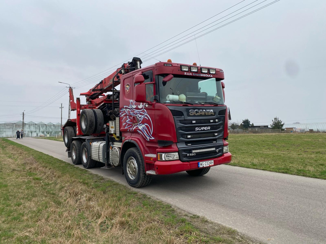 SCANIA R620 - Timber truck, Crane truck: picture 5 SCANIA R620 - Timber truck, Crane truck: picture 5