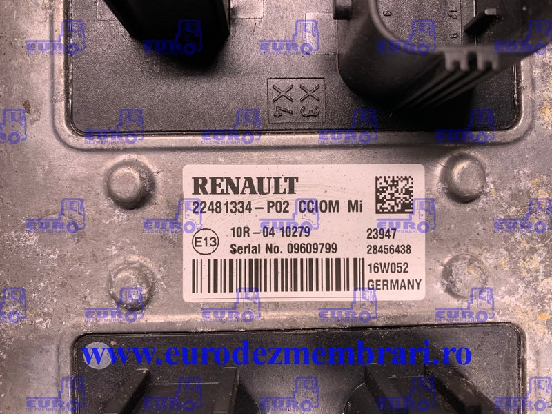CALCULATOR CCIOM RENAULT T MEGA 22481334 - ECU for Truck: picture 2 CALCULATOR CCIOM RENAULT T MEGA 22481334 - ECU for Truck: picture 2