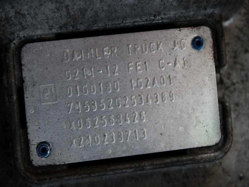 CUTIE DE VITEZE AUTOMATA FARA RETARDER MERCEDES ACTROS MP5 G211-12 FE1 - Gearbox for Truck: picture 5 CUTIE DE VITEZE AUTOMATA FARA RETARDER MERCEDES ACTROS MP5 G211-12 FE1 - Gearbox for Truck: picture 5