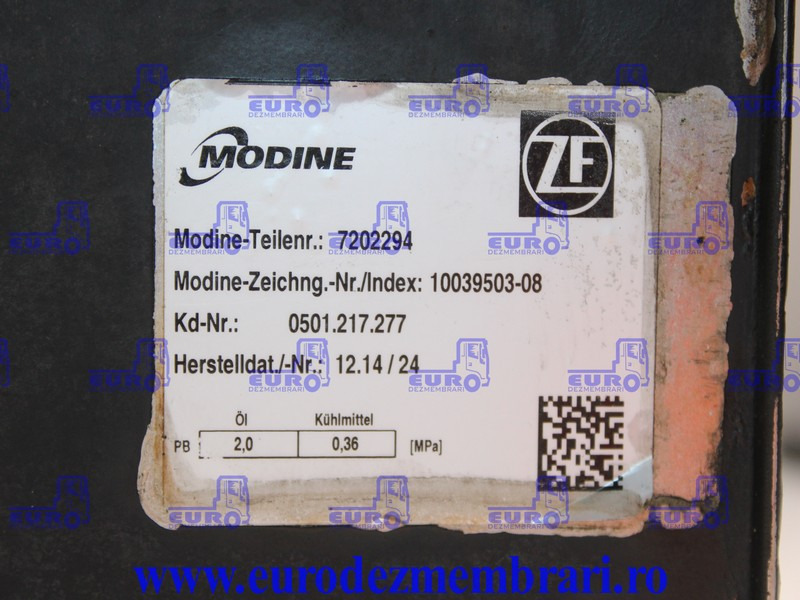 RADIATOR ULEI INTARDER MAN TGX 81.32004.6441, 0501217277, 81.32560.0075 - Oil cooler for Truck: picture 3 RADIATOR ULEI INTARDER MAN TGX 81.32004.6441, 0501217277, 81.32560.0075 - Oil cooler for Truck: picture 3