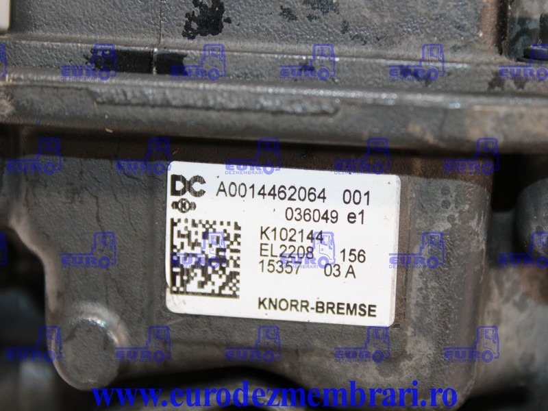 SUPAPA REFULARE MERCEDES ACTROS MP4 A0014462064, K102144 - Brake valve for Truck: picture 2 SUPAPA REFULARE MERCEDES ACTROS MP4 A0014462064, K102144 - Brake valve for Truck: picture 2