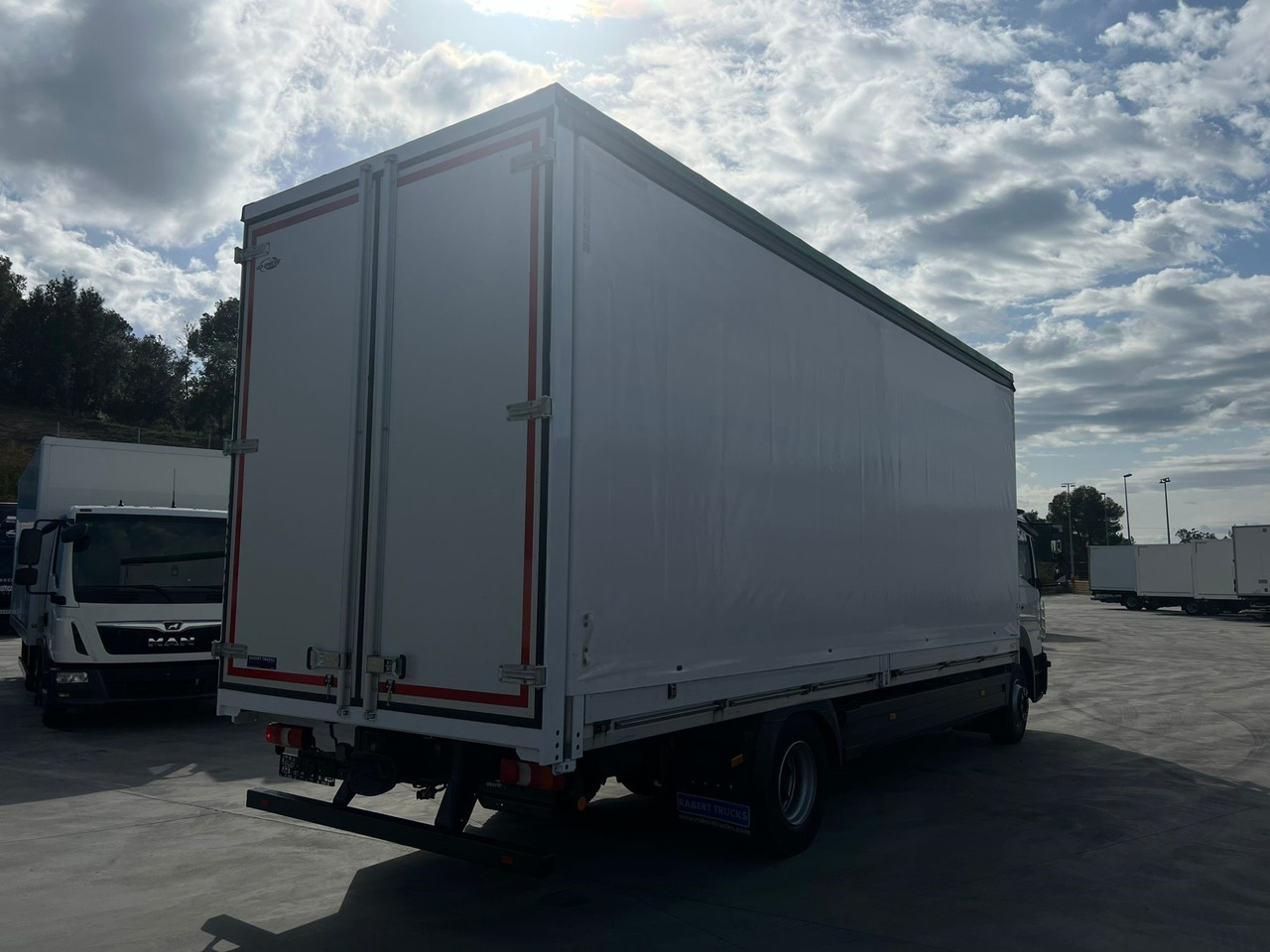 MERCEDES BENZ 15.30L Atego E6 (Semitauliner) - Curtainsider truck: picture 4 MERCEDES BENZ 15.30L Atego E6 (Semitauliner) - Curtainsider truck: picture 4