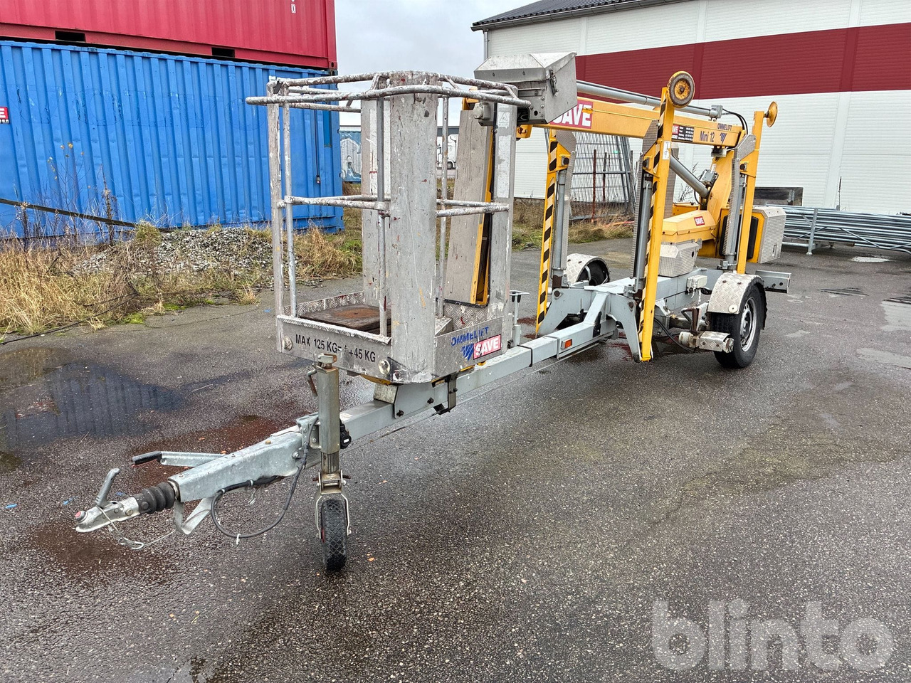 Ommelift Mini 12 EJ - Trailer mounted boom lift: picture 1 Ommelift Mini 12 EJ - Trailer mounted boom lift: picture 1