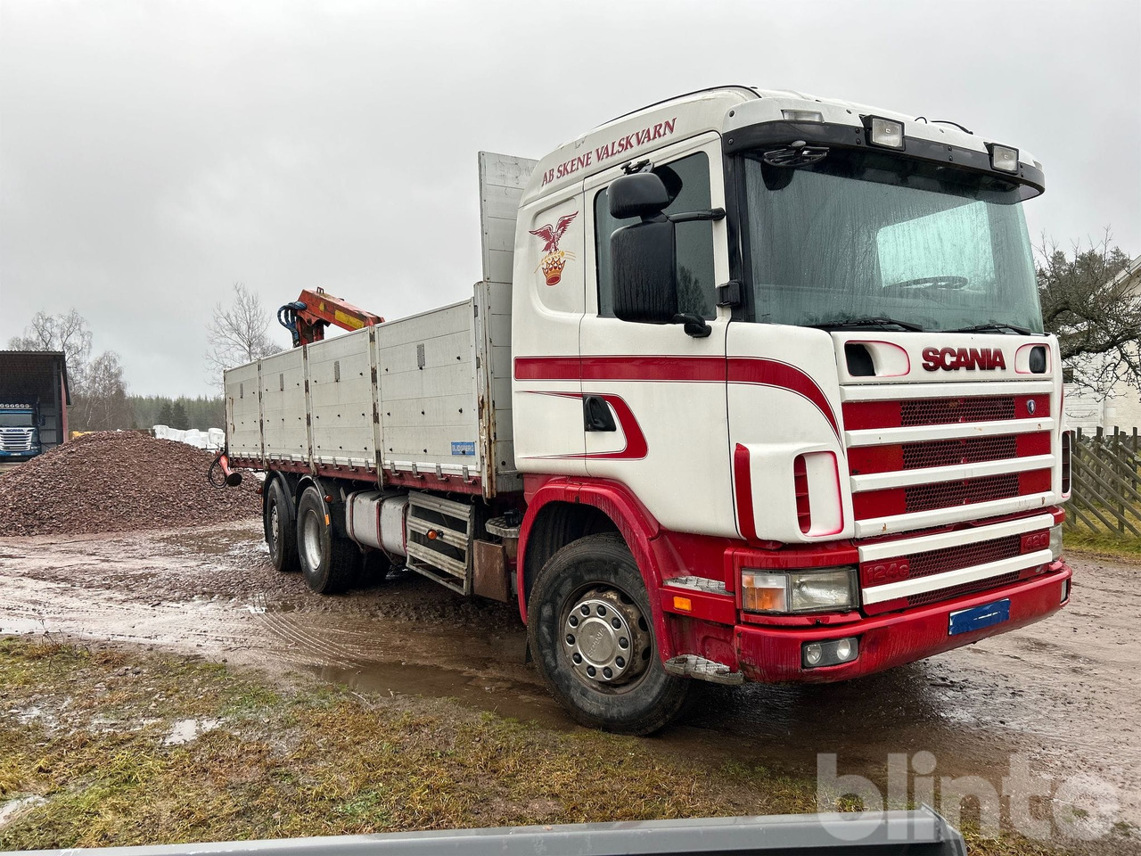 SCANIA R124GB 6X2 4NA420 - Tipper, Crane truck: picture 3 SCANIA R124GB 6X2 4NA420 - Tipper, Crane truck: picture 3
