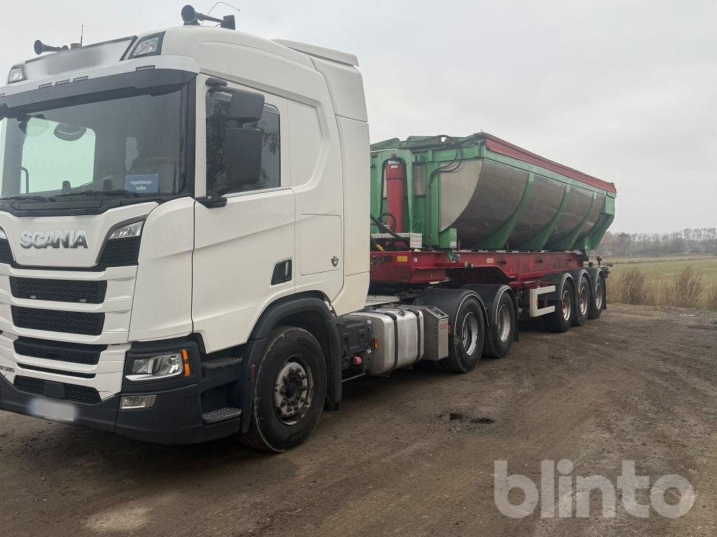 SCANIA R580 B6X2NB - Tractor unit, Tipper semi-trailer: picture 1 SCANIA R580 B6X2NB - Tractor unit, Tipper semi-trailer: picture 1