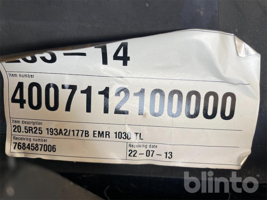 Trelleborg 20.5 R25 - Tire for Construction machinery: picture 3 Trelleborg 20.5 R25 - Tire for Construction machinery: picture 3