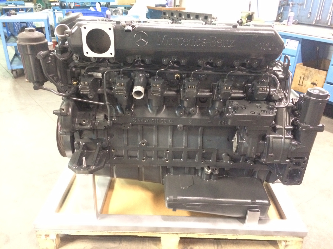 MOTORE MERCEDES OM457LA - VAR. 457.944 - EURO 3 - COMPLETO - Engine: picture 4 MOTORE MERCEDES OM457LA - VAR. 457.944 - EURO 3 - COMPLETO - Engine: picture 4