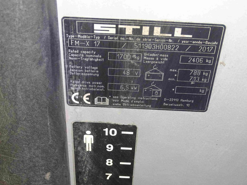 Reach truck Still FM-X17: picture 9 Reach truck Still FM-X17: picture 9