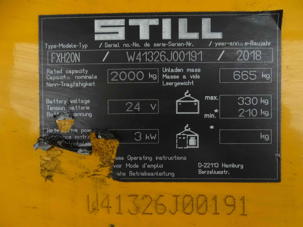 Still FXH20N - Pallet truck: picture 5 Still FXH20N - Pallet truck: picture 5