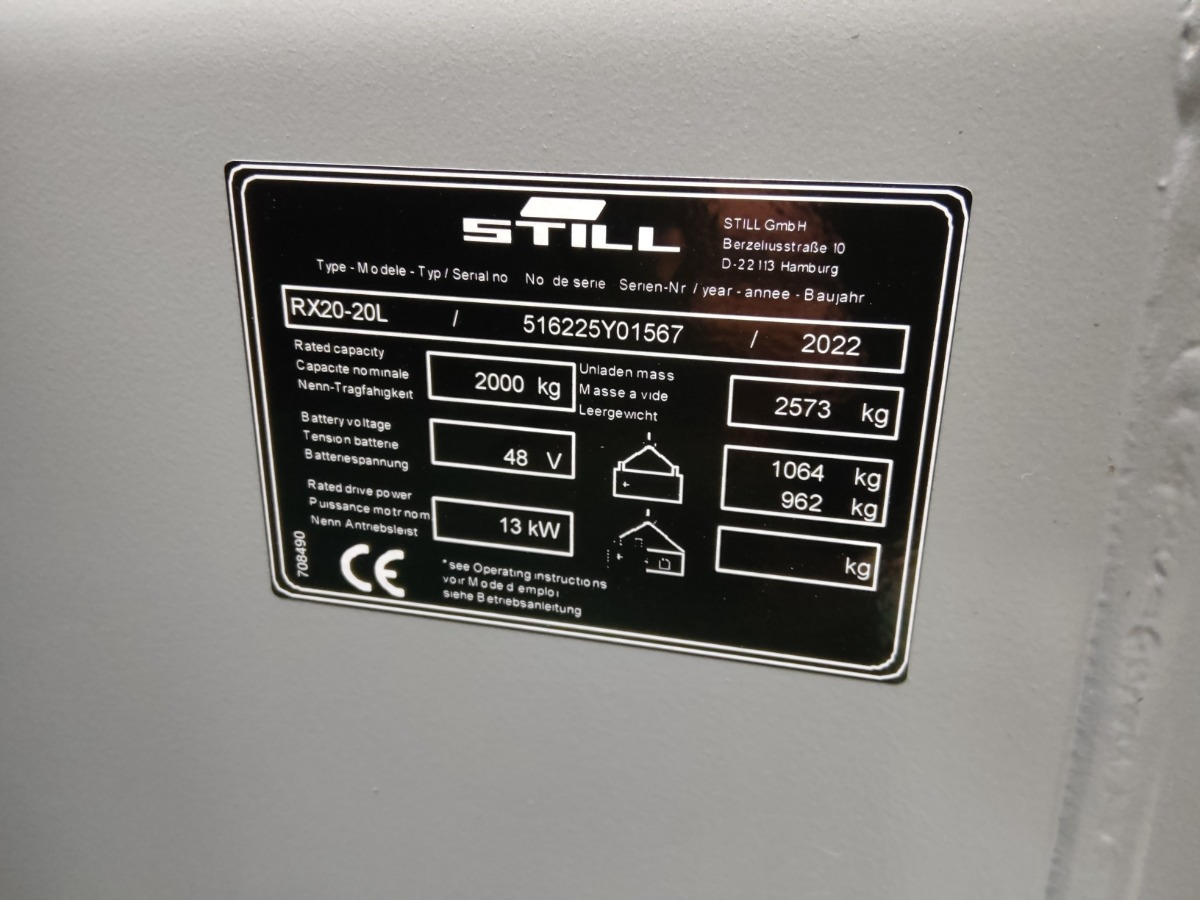 Electric forklift Still RX20-20L: picture 10