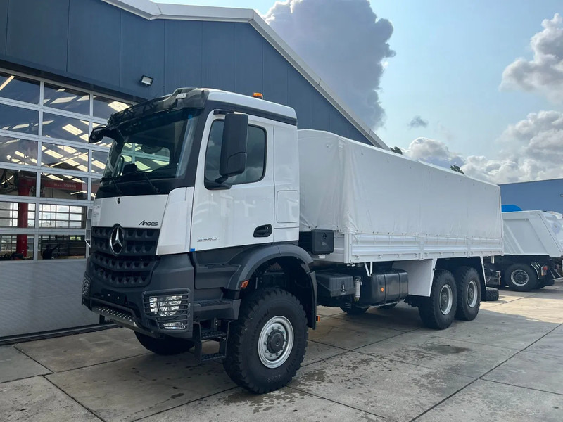 Mercedes-Benz Arocs 3340 A 6x6 Cargo Truck - Curtainsider truck: picture 1 Mercedes-Benz Arocs 3340 A 6x6 Cargo Truck - Curtainsider truck: picture 1