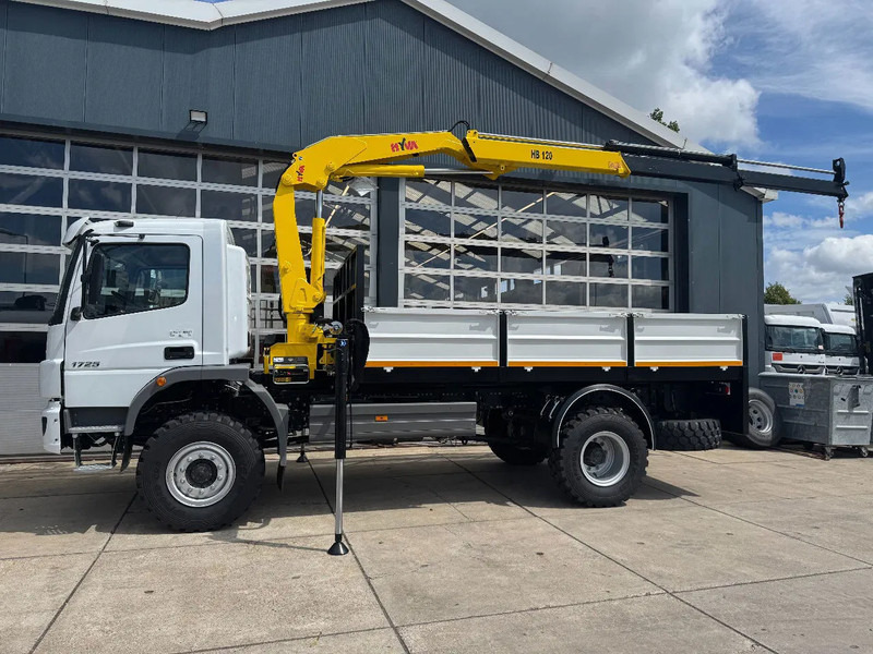 Mercedes-Benz Atego Atego 1725 4x4 Flatbed with Hyva HB120 Crane - Crane truck: picture 1 Mercedes-Benz Atego Atego 1725 4x4 Flatbed with Hyva HB120 Crane - Crane truck: picture 1