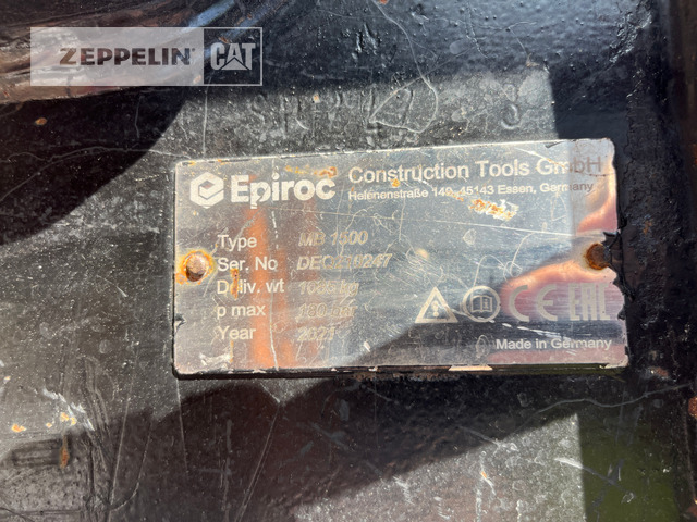 Atlas-Copco MB1500 Hydraulikhamm - Hydraulic hammer for Construction machinery: picture 4 Atlas-Copco MB1500 Hydraulikhamm - Hydraulic hammer for Construction machinery: picture 4