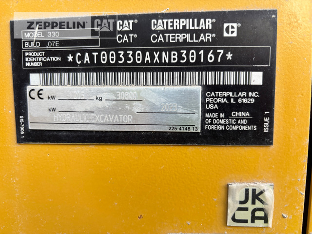 Cat 330-07 - Crawler excavator: picture 2 Cat 330-07 - Crawler excavator: picture 2