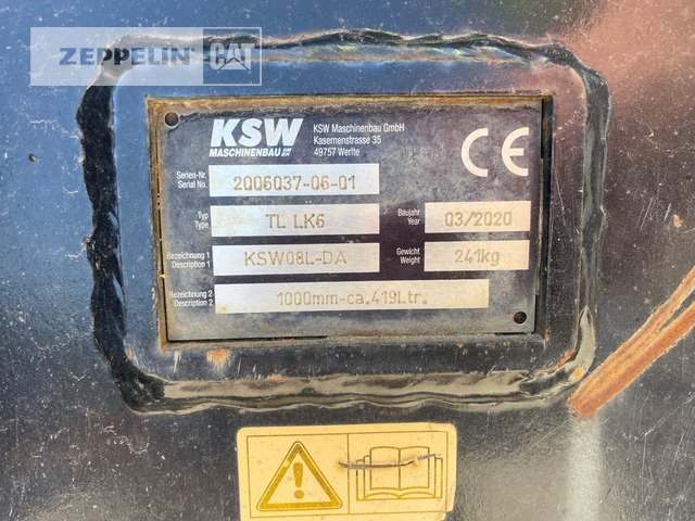 Komponenten TL1000 SM08 - Excavator bucket: picture 2 Komponenten TL1000 SM08 - Excavator bucket: picture 2