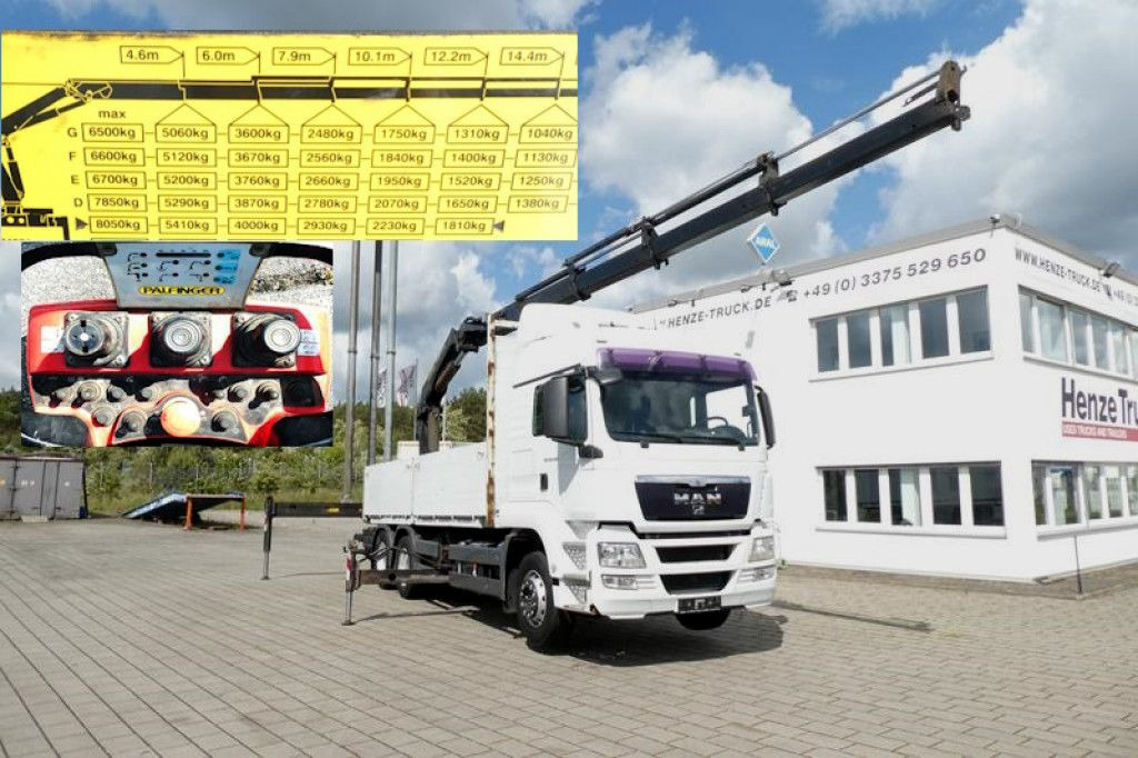 MAN TG-S 26.440 6x4 Pritsche Heckkran PK 27002+Funk - Crane truck: picture 2 MAN TG-S 26.440 6x4 Pritsche Heckkran PK 27002+Funk - Crane truck: picture 2