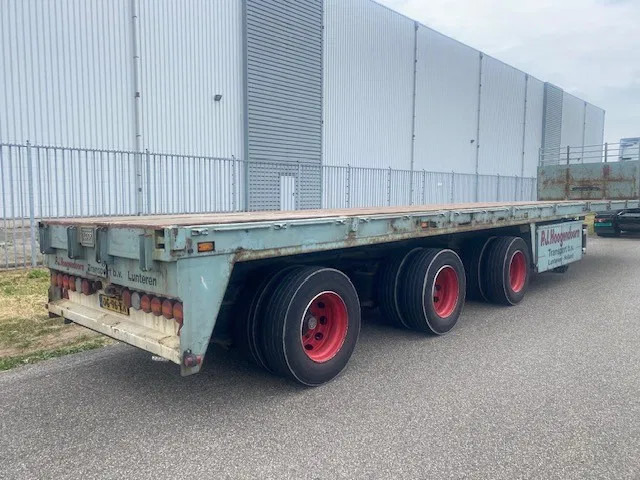 Floor open oplegger 3 asser uitschuifbaar, 2 x stuur, 1 x liftas - Dropside/ Flatbed semi-trailer: picture 5 Floor open oplegger 3 asser uitschuifbaar, 2 x stuur, 1 x liftas - Dropside/ Flatbed semi-trailer: picture 5